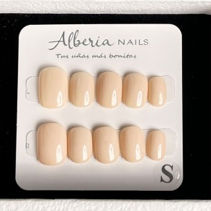 Natural- Uñas Press On- Corta