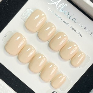 Natural- Uñas Press On- Corta 2