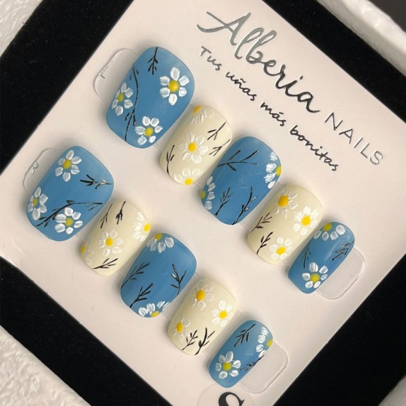 Cielo de Margaritas - Uñas Press On