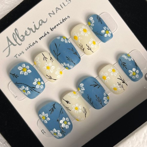 Cielo de Margaritas - Uñas Press On