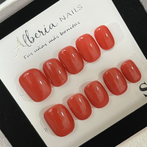 Fresas silvestres- Uñas Press On