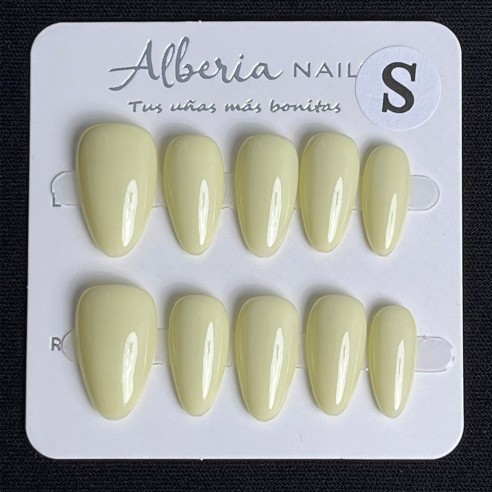 Pastel de limón- Uñas Press On