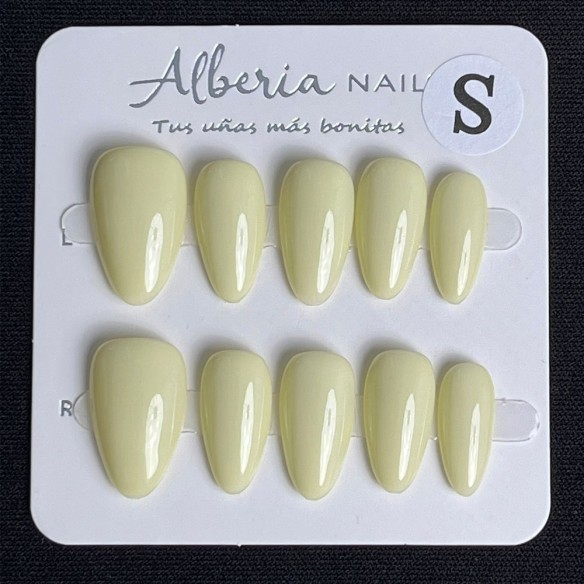 Pastel de limón- Uñas Press On