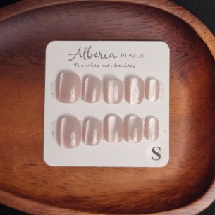Rosa Boreal- Uñas Press On