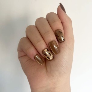 Leopardo Chic- Uñas Press On 2