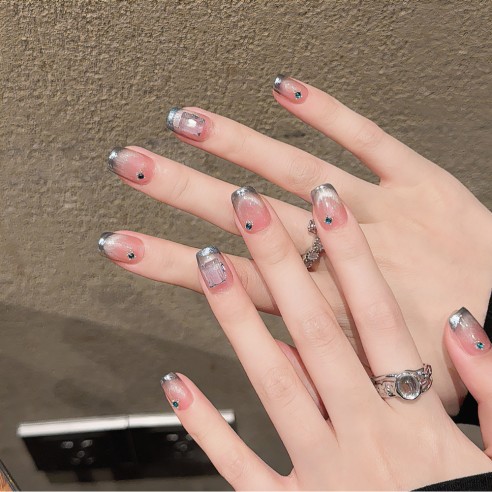 Menta con sal marina-uñas postizas...