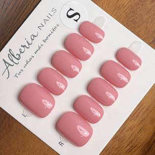 Limonada rosa- Uñas Press On 2