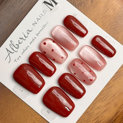 Lunares-Uñas Press On