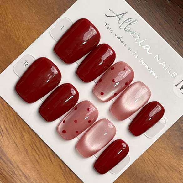 Lunares-Uñas Press On