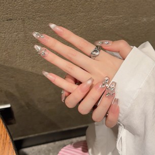 Larmes roses- Ongles Press On