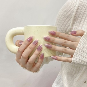 Rosa cristalina- Uñas... 2