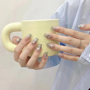 Mariposa azul- uñas... 2