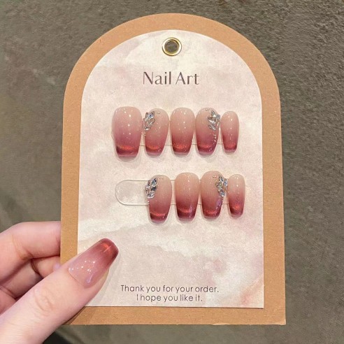 Aurore Rose- Ongles Press On