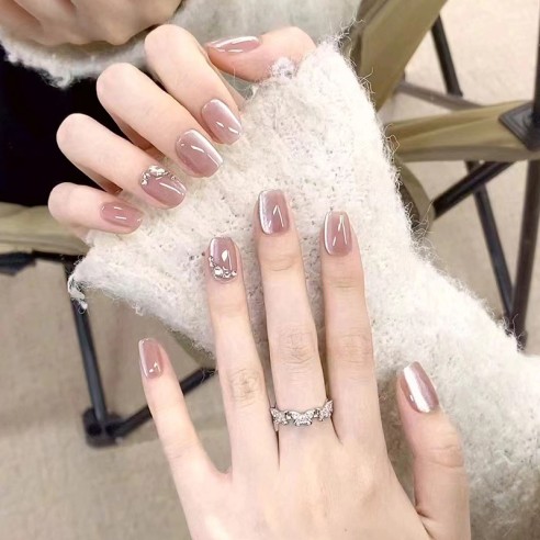 Rêve de cristal- Ongles press on