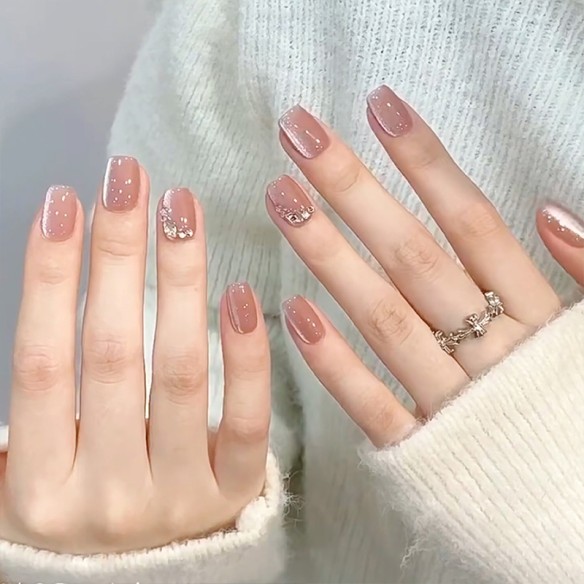 Rêve de cristal- Ongles press on
