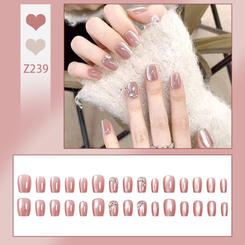 Rêve de cristal- Ongles press on
