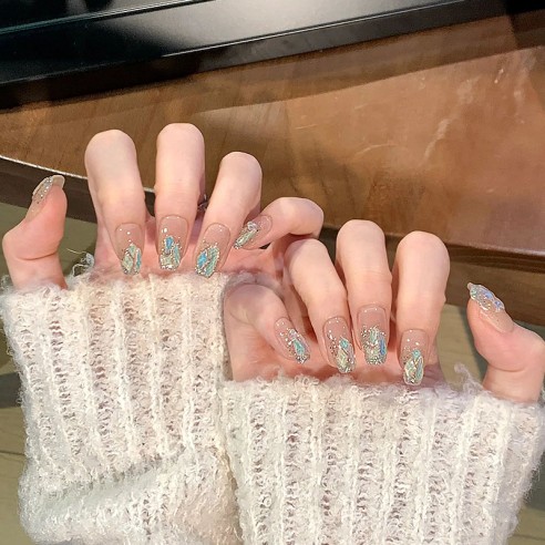 Reflet de cristal-Ongles press on