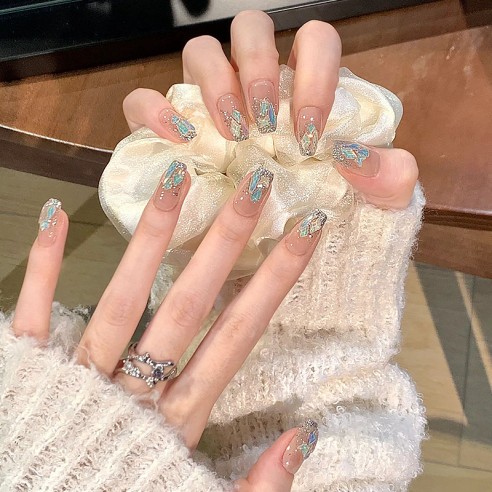 Reflet de cristal-Ongles press on