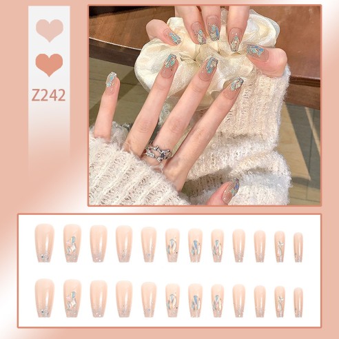 Reflet de cristal-Ongles press on