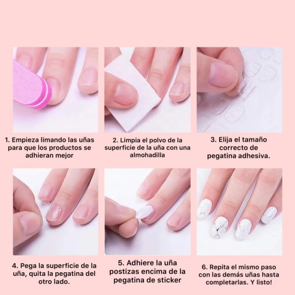 Papillons de cristal- Ongles press on