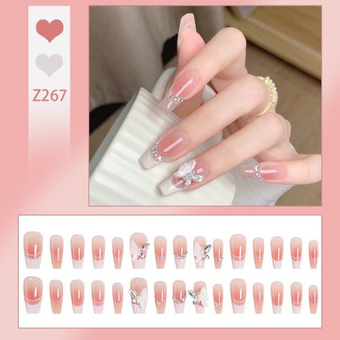 Encanto Alado- Uñas postizas press on