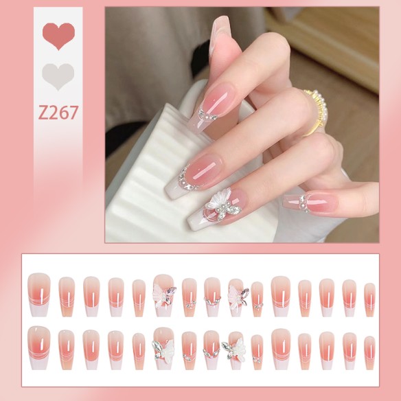 Encanto Alado- Uñas postizas press on