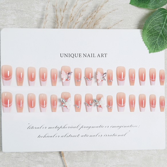 Encanto Alado- Uñas postizas press on