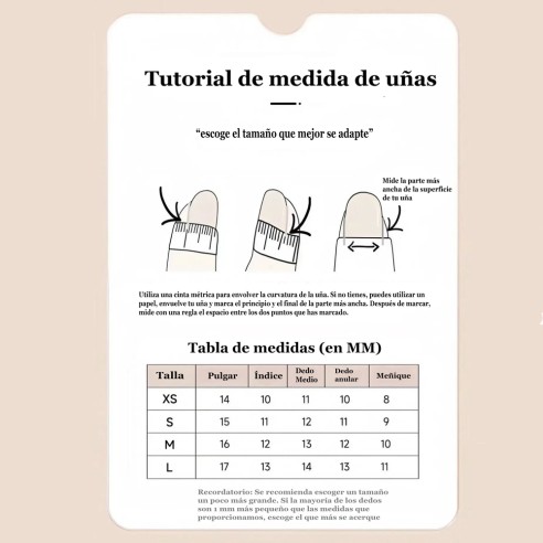 Pois et nœuds- Ongles Press On