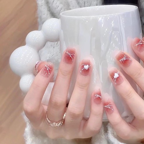 Amor en Degradé- Uñas postizas press on