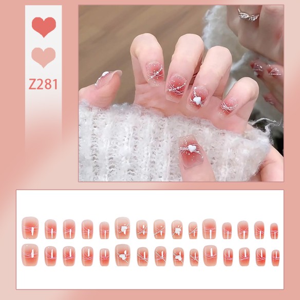 Amor en Degradé- Uñas postizas press on