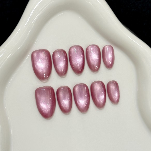 Rosa de marfil- Uñas postizas Press On