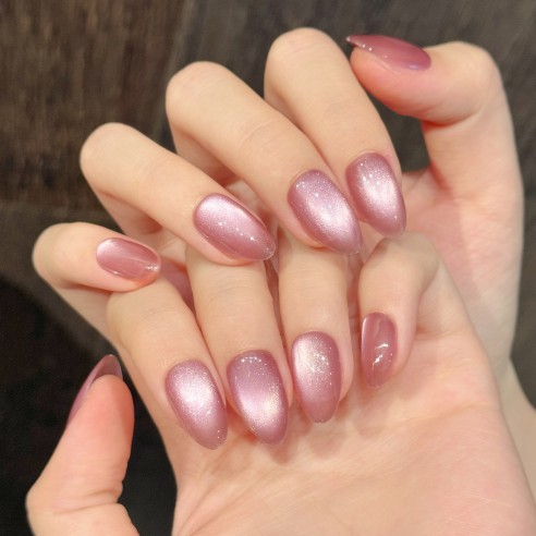 Rose ivoire- Ongles Press On