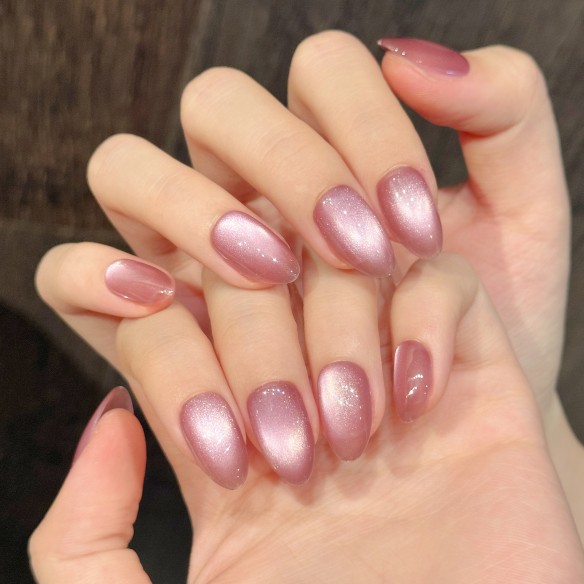 Rose ivoire- Ongles Press On