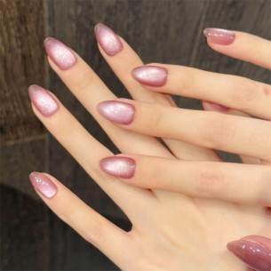 Rose ivoire- Ongles Press On 2