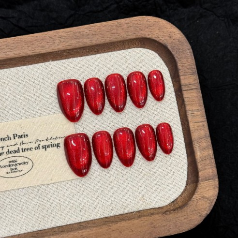 Rubis impérial- Ongles Press On
