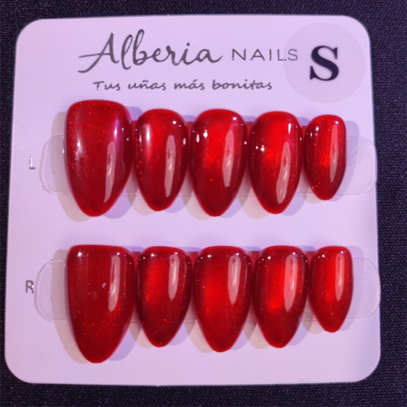 Rubí Imperial- Uñas postizas press on