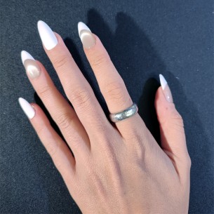 Sucre glace- Ongles Press On 2