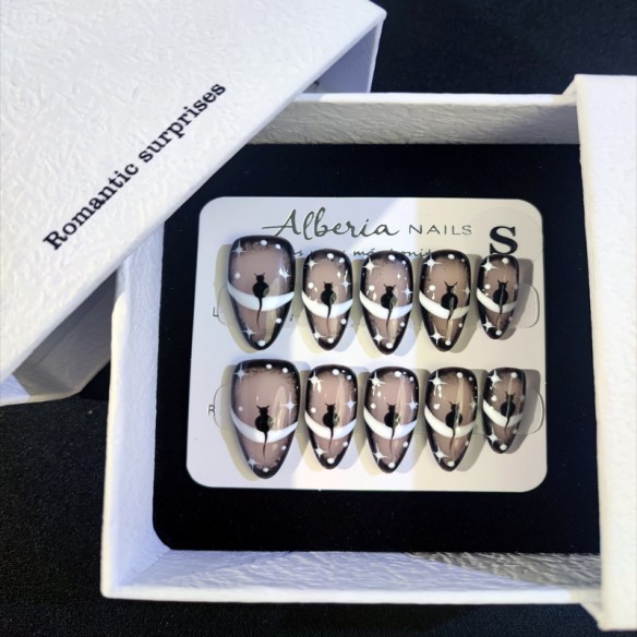 Eclipse Felino- Uñas Postizas Press On