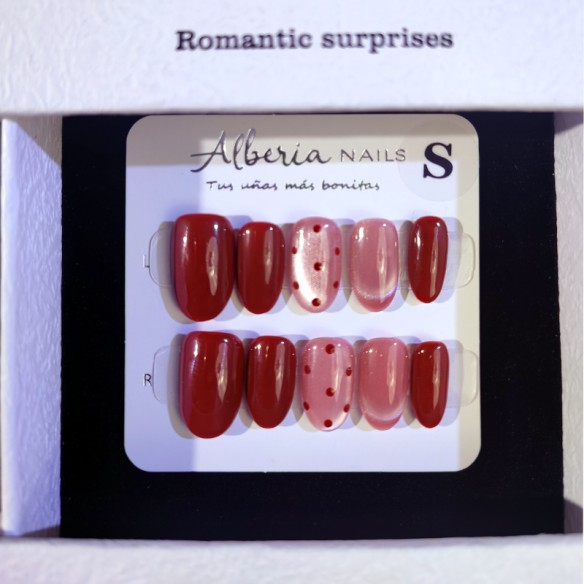 Tentation sur les points- Ongles Press On