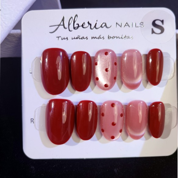 Tentation sur les points- Ongles Press On