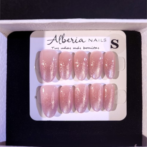 Brume rose- Ongles Press On