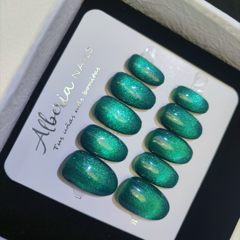 Esmeralda-Uñas Postizas Press On