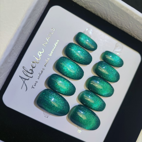 Esmeralda-Uñas Postizas Press On