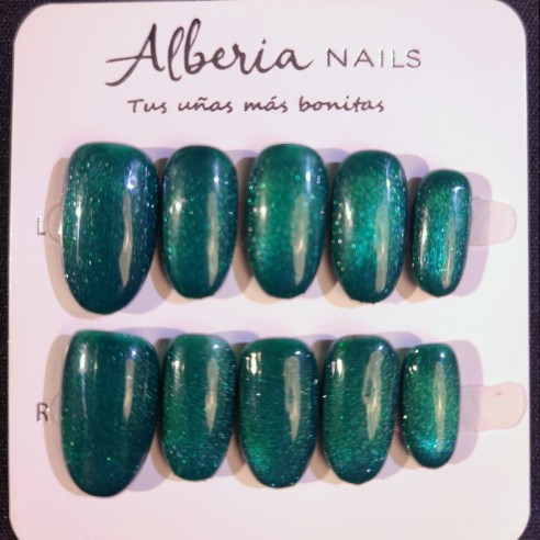 Esmeralda-Uñas Postizas Press On