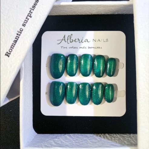 Esmeralda-Uñas Postizas Press On