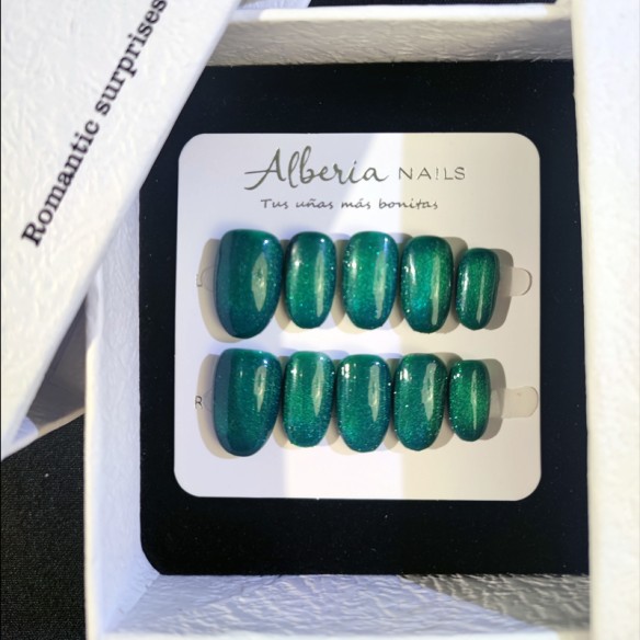 Esmeralda-Uñas Postizas Press On