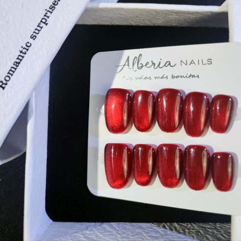 Escarlata Chic- Uñas Postizas Press On