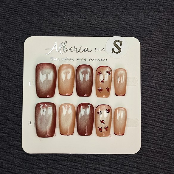 Expresso Machiato- Uñas Postizas Press On