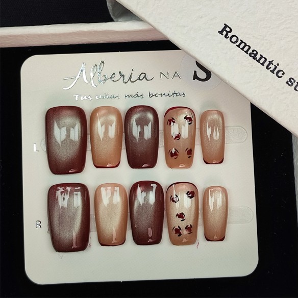 Expresso Machiato- Uñas Postizas Press On