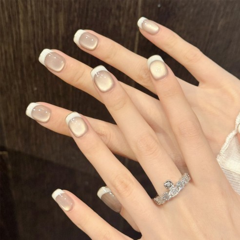 Frenchie Miroir- Ongles Press On